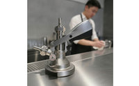 Beer Keg Dispenser Tapping  Brushed Silver Keg Coupler with Pressure Relief Pressure Release Mechanism Sturdy for