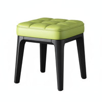 Low Stool Stackable Seating Space Saving Comfort Cushion for Bedroom