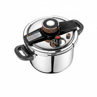 Induction Cooktop Compatible Stainless Steel Pressure Cooker Multi-Functional Burst-Proof-Proof Pressure Cooker Multiple Safety Features Kitchen Cookware Time Saving for Home Cooks, Chefs