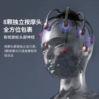 新款跨境全自动按摩器头疗机按摩器头部按摩仪批发智能八爪鱼头部