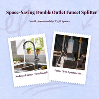 Edelstahl Wasserhahnadapter Schnellanschluss