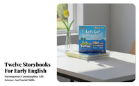 12 Books Point-and-Read Storybooks Educational Interactive Audio Book Set