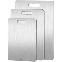 Stainless Steel Cutting Board, Double-Sided, Anti-Mold, Eco-Friendly