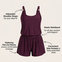 Swimsuit for Women with Padded Bra and Adjustable Straps, Stylish Bikinis and Set for Water Sports, Plus Size Halter Neck Design with Pocket