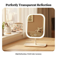 Illuminated Makeup Mirror adjustable brightnessmable luminousenness Illuminated Cosmetic Mirror 3 Light Modes
