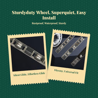 Stainless steel sliding door wheel