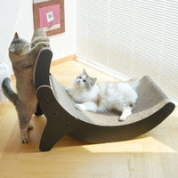 Cat Scratcher Lounger Curved Cardboard Cat Scratcher Reversible Pet Supply for Home