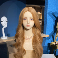 PVC Female Mannequin Head for Wig and Makeup Display, Half Body, Without Wig