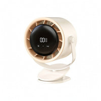 Clamp-on Fan with Digital Display Compact for Desk, Dorm Room