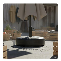 Water-Fill Umbrella Base Weather Resistant Fillable Umbrella Base for Market Stall