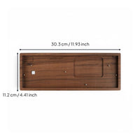 GH60 Wood Keyboard Shell Matching Wrist Rest 60% Wooden Keyboard Case