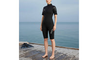3mm Wetsuit Anti-Cold Short Wetsuit Easy to Put on and off Surfing Suit for Diving, Surfing, Swimming