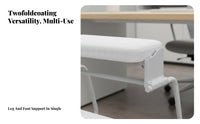 Under Desk Footrest Non-Slip Adjustable Rocking Footrest Two-Tier Leg Rest for Students, Living Room