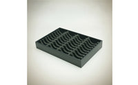 Jewelry Display Box with Grooves Rectangular Bracelet Organizer Tray Bracelet Display Box Divided Multi-Slot for Retailers