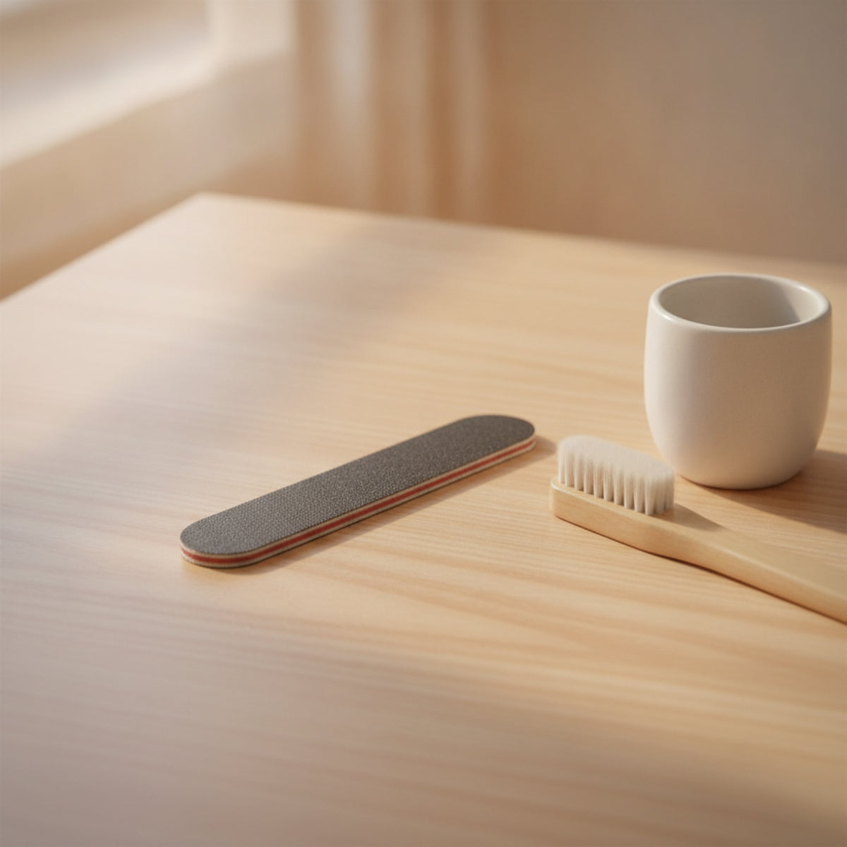 Nail File with 100/180 Grit Cost-Effective Nail File with Dual Grit Sides Emery Board Lightweight Manicure Tool Coarse