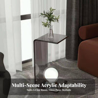 C-Shaped Side Table Space-Saving Home Furnishing multipurpose Use for Small Spaces