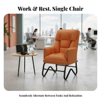 Transformable Office Lounger versatileUse Design Reclining Seat Extendable Footrest