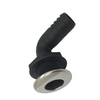 Black Nylon Elbow Outlet, Multiple Sizes, Bilge Drain, Marine Water Filler, Boat Parts