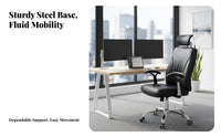 Reclining Chair with Footrest Thickly Padded padding rotating Seat for Study Room