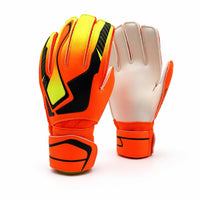 Padded Goalkeeper Gloves with Strap Breathable Goalkeeper Gloves with Finger Saves Adjustable Long-Lasting for Goalkeepers