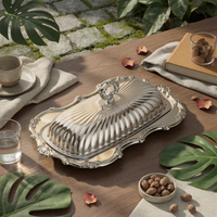 Stainless Steel Butter Dish Retro Design Kitchen Storage Compact Size
