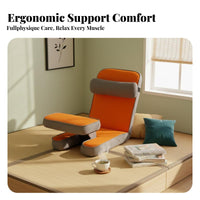 Adjustable Floor Lounger Foldable Design Lazy Sofa Multi-Functional for Students