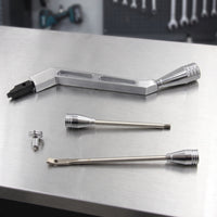 Steering Column Change Lever Dress-up Kit Polished Column Shifter Lever with Rods Hardware for Interior Restoration