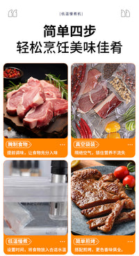 低温慢煮机SousVide牛排真空烹饪恒温舒肥棒解冻器新款跨境批发 欧规