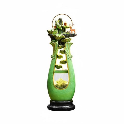 Feng Shui Water Feature Soothing Sound Cascading Waterfall Water Feature New Chinese Artistic Theme Cascading Waterfall Ornament for Living Room