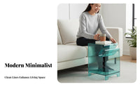 Sofa highlight Table Nordic design Wavy Side Table Artistic Design for Home Office