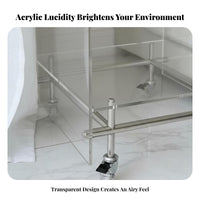 Multi-Tier Rolling Trolley Versatile Use 2-Tier Rolling Trolley Space-Saving