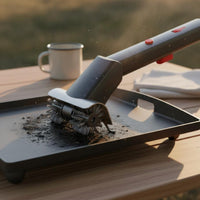 Steel Wire Power Brush Long Handle Rechargeable Barbecue Cleaner for Camping