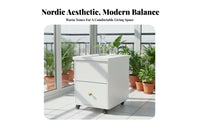 Convertible Lift-Top Table Nordic Aesthetic Lift-Top Rolling Desk