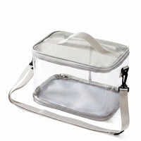 Pet Bird Carrier, Fully Transparent Outdoor Hand Bag with Standing Perch, Breathable Shoulder Bag for Parrot Travel, Parakeet Budgie Transport