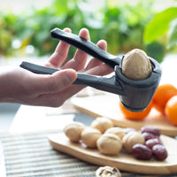 Manual Nutcracker Serrated Grip Kitchen Tool Textured Surface