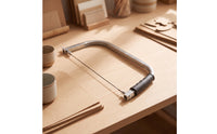 Bow Saw Lightweight Bow Saw with Replaceable Non-Slip for Woodworkers, Hobbyists, Workshop, Garage