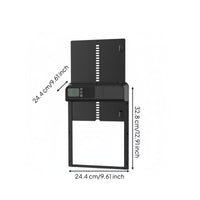 Automatic Chicken Coop Door Manual Mode Powered Chicken Door Digital Screen Display Fowl Gate for Backyard