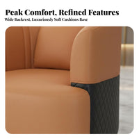 Upholstered Two-Seater Bench Padded pad Loveseat Minimalist Design Sturdy Construction for home dwellers, Adults, Office