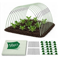 Rust-Proof Fiberglass Plant Support Garden Stakes and Arch Greenhouse Accessories