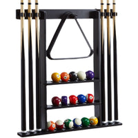 Billiard Cue Wall Mount Rack for Pool Cue Storage