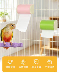 Parrot Toy Chewing Boredom Reliever, Bird Cage Decoration, Paper Roll Mailbox