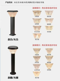 Solar Garden Light with Flower Shape, IP65, for Courtyard and Villa