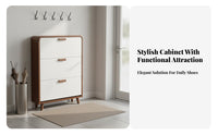 Tip-out Footwear Storage Unit Shoe Storage Cabinet Space-saving Design Efficient Organization Dustproof Construction Modern Home Suitable for Apartment Dwellers Front Door Area Hallway Living Room