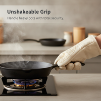 Silicone Heat Resistant Oven Mitts for Baking and Cooking