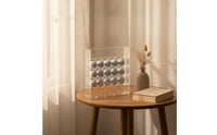 Acrylic Golf Ball Display Box Clear Golf Ball Display Case Transparent Multi-Tier for Golfers, Home Office