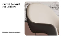 Rotating Upholstered Seat Versatile Upholstered Revolving Armchair Padded Pad Easy Assembly for Cafe, Living Room, Bedroom