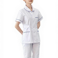 Women's breathable scrub top and pants set