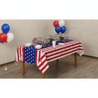 American Flag Party Set Single-Use Independence Day Tableware Kit for BBQ