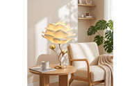 Warm Glow Lotus Lamp Tabletop Floral Lamp Decorative Ambient for Bedside, Bedroom, Desk