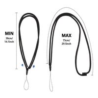 2 Pieces Metal Buckle Handheld Fan Strap Rotatable Joint Adjustable Fan Strap Easy to Use Wearable Accessory